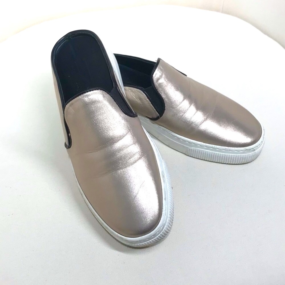 Metallic Slip-On Women's Sneakers
